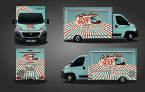graphiste pour covering véhicule food truck